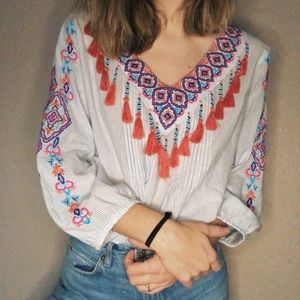 Colorful Chico’s Blouse